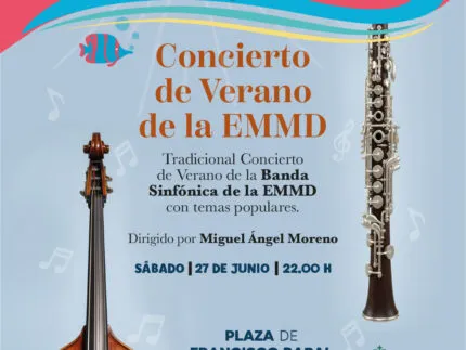 Alpedrete celebra su Concierto de Verano con la EMMD en la Plaza de Francisco Rabal