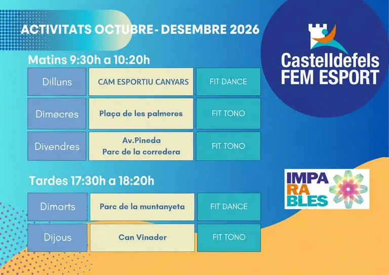 Castelldefels lanza una nueva temporada de 'Fem Esport als barris' para fomentar la actividad física
