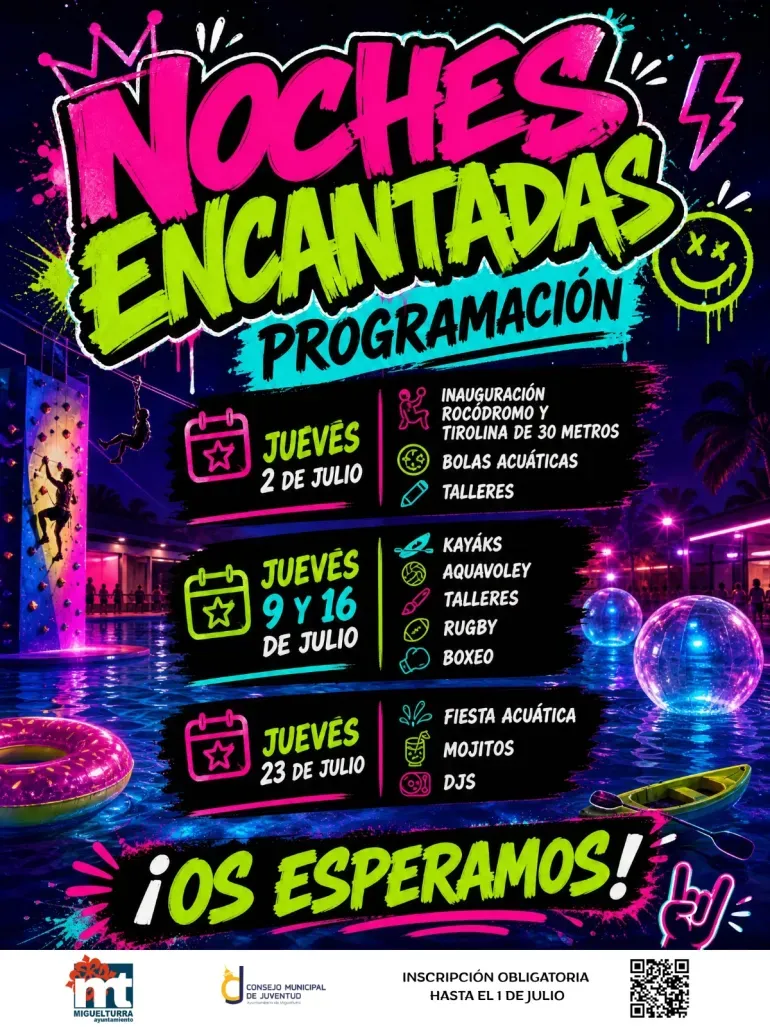 Miguelturra celebra las 'Noches Encantadas' de julio con actividades juveniles