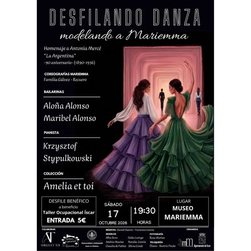 Íscar celebra un desfile benéfico en el Museo Mariemma a favor del Taller Ocupacional