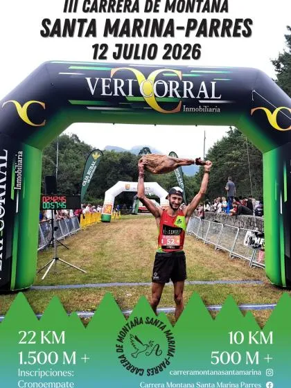 Abiertas las inscripciones para la III Carrera de Montaña Santa Marina en Parres