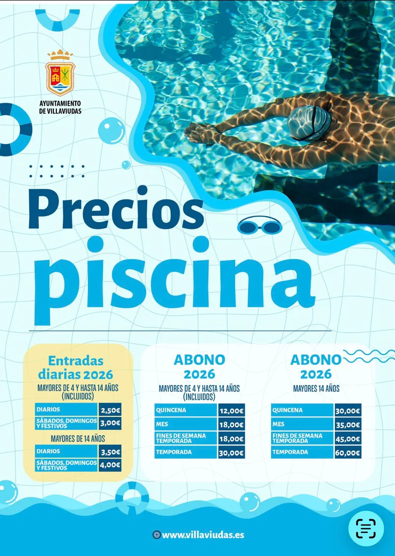 La piscina de Villaviudas abre sus puertas con tarifas asequibles para el verano