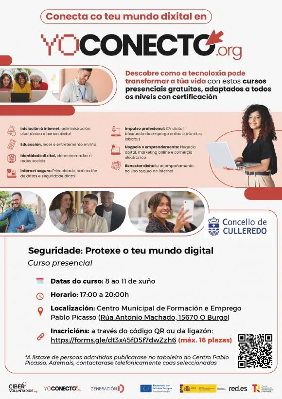 Culleredo lanza un curso gratuito sobre seguridad digital para proteger el mundo online