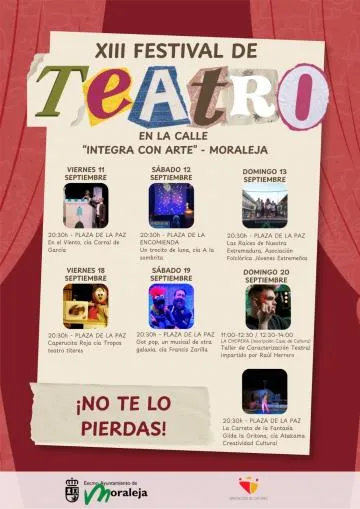 Moraleja celebra el XIII Festival de Teatro en la Calle "Integra con Arte"