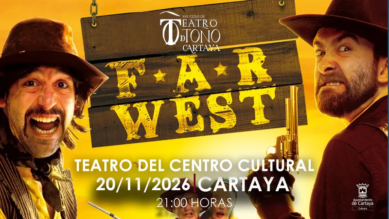 Cartaya acoge la obra de teatro "Far West" de la compañía Yllana