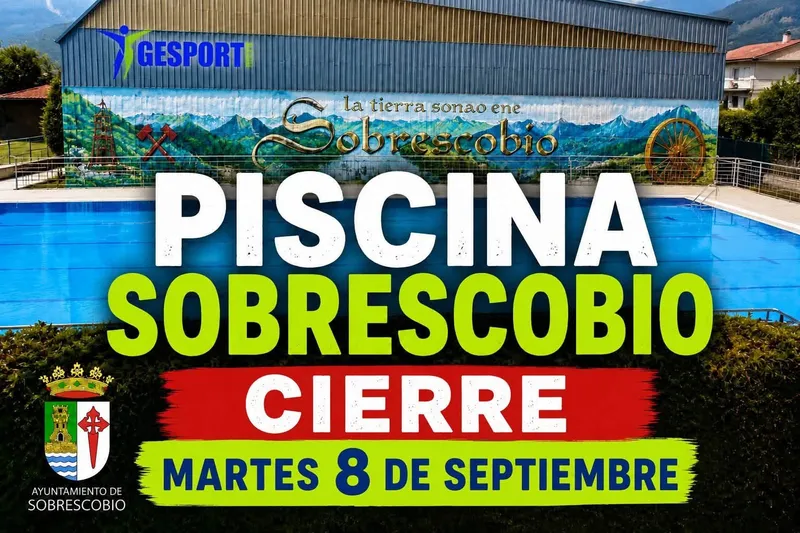 Las piscinas de Rioseco cerrarán la temporada 2026 en Sobrescobio