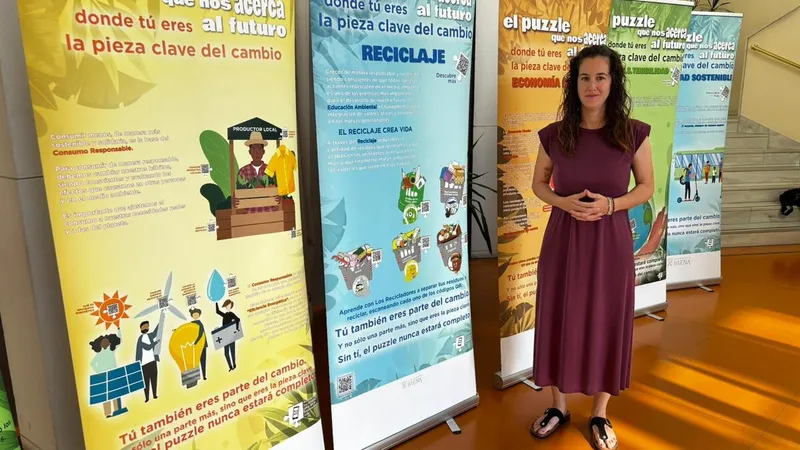 Baena celebra el Día del Medio Ambiente con una exposición interactiva sobre reciclaje
