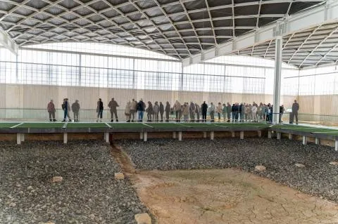 La Villa Romana La Olmeda y el Canal de Castilla atraen a miles de visitantes en el puente del 12 de octubre
