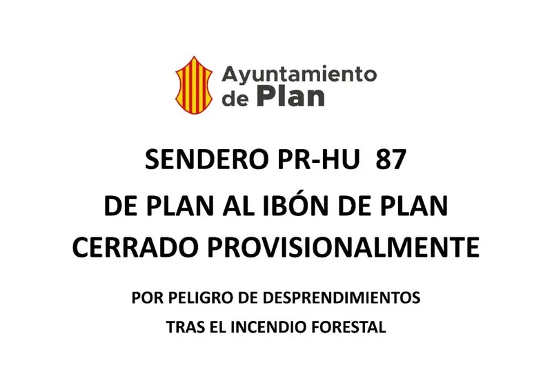 Extinguido el incendio del Ibón de Plan tras 18 días activo; sendero cerrado por seguridad