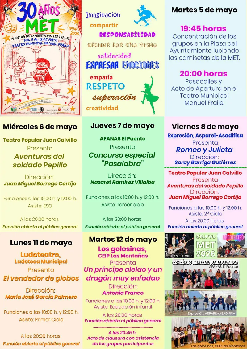 Villamartín lanza su agenda cultural y de ocio para el verano 2026