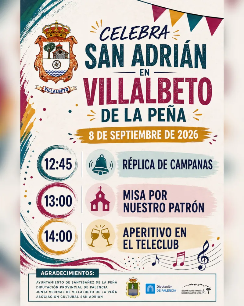 Villalbeto de la Peña celebra sus fiestas patronales en honor a San Cebrián