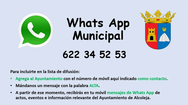 Alcoleja estrena canal de comunicación para mejorar la información municipal