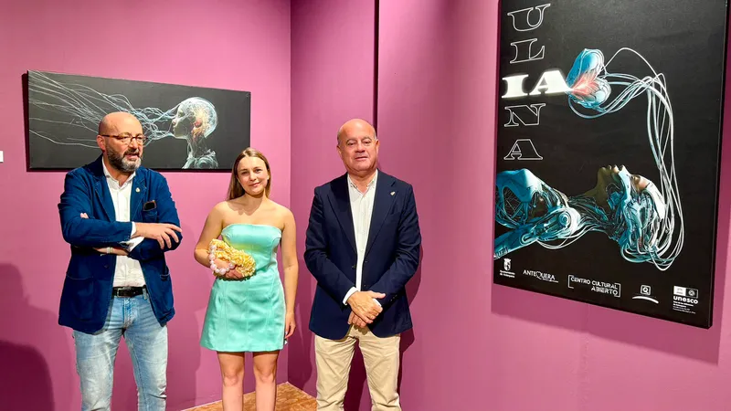Uliana Trubina expone en Antequera "El corazón artificial late aquí"