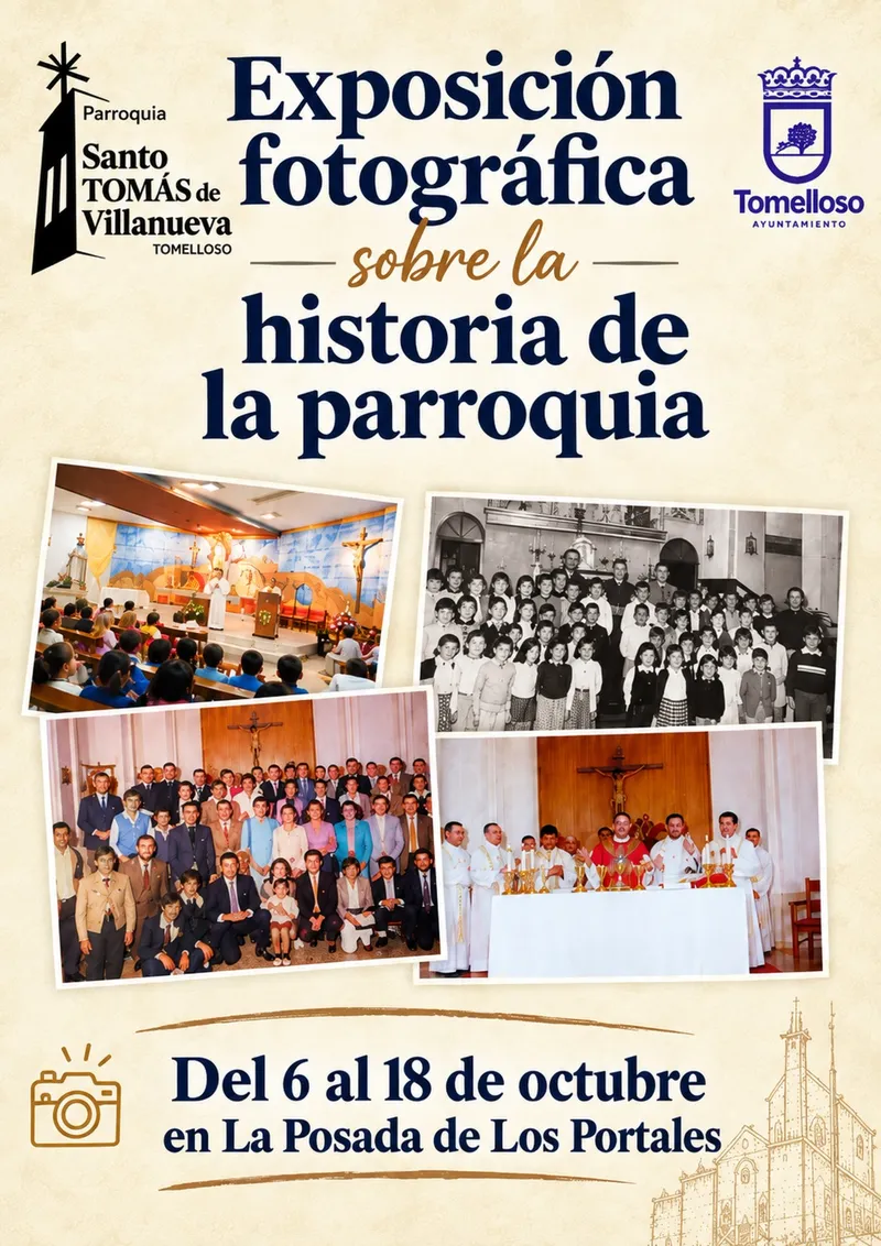 Tomelloso celebra 70 años de la Parroquia Santo Tomás con una exposición fotográfica