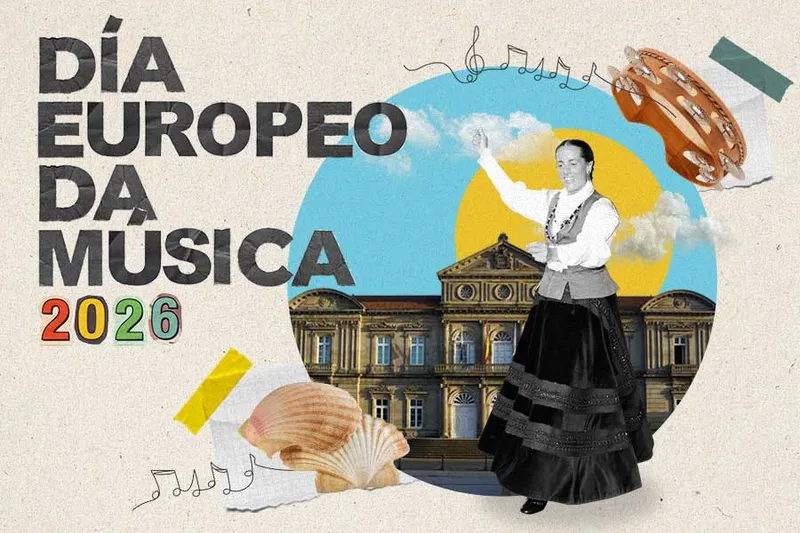 La Diputación de Pontevedra celebra el Día de la Música con un espectáculo folclórico