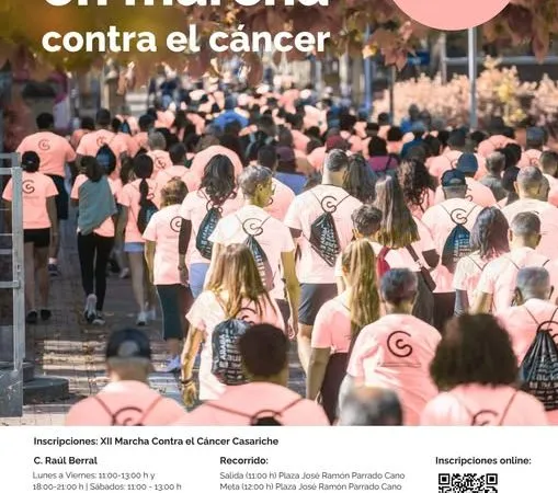 Casariche lanza la venta de camisetas para la XII Marcha Contra el Cáncer