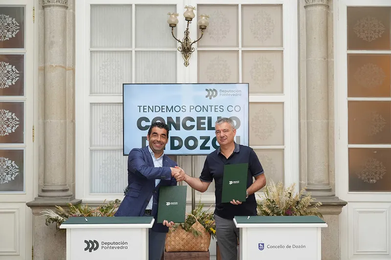 La Diputación de Pontevedra destina 500.000 euros a la mejora del barrio da Igrexa do Castro en Dozón