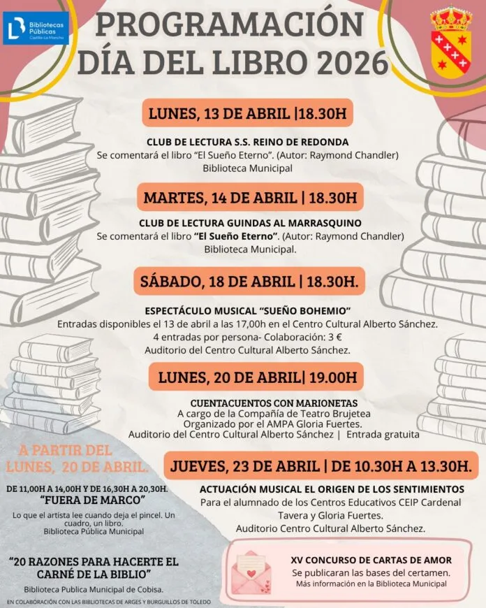 Cobisa celebra el Día del Libro con actividades culturales