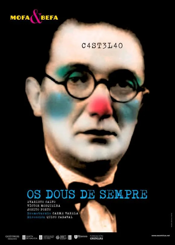 El Burgo acoge la adaptación teatral de 'Os dous de sempre' de Castelao