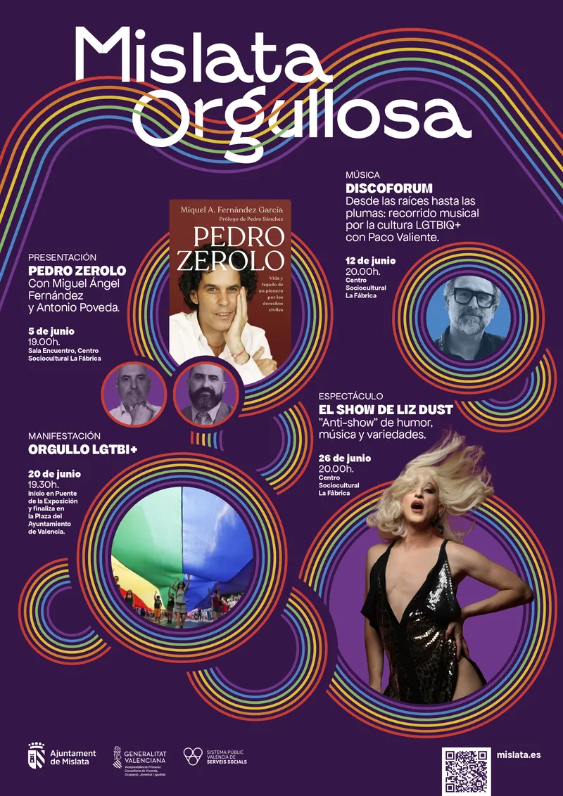 Mislata celebra el Mes del Orgullo con un programa diverso de actividades culturales y reivindicativas