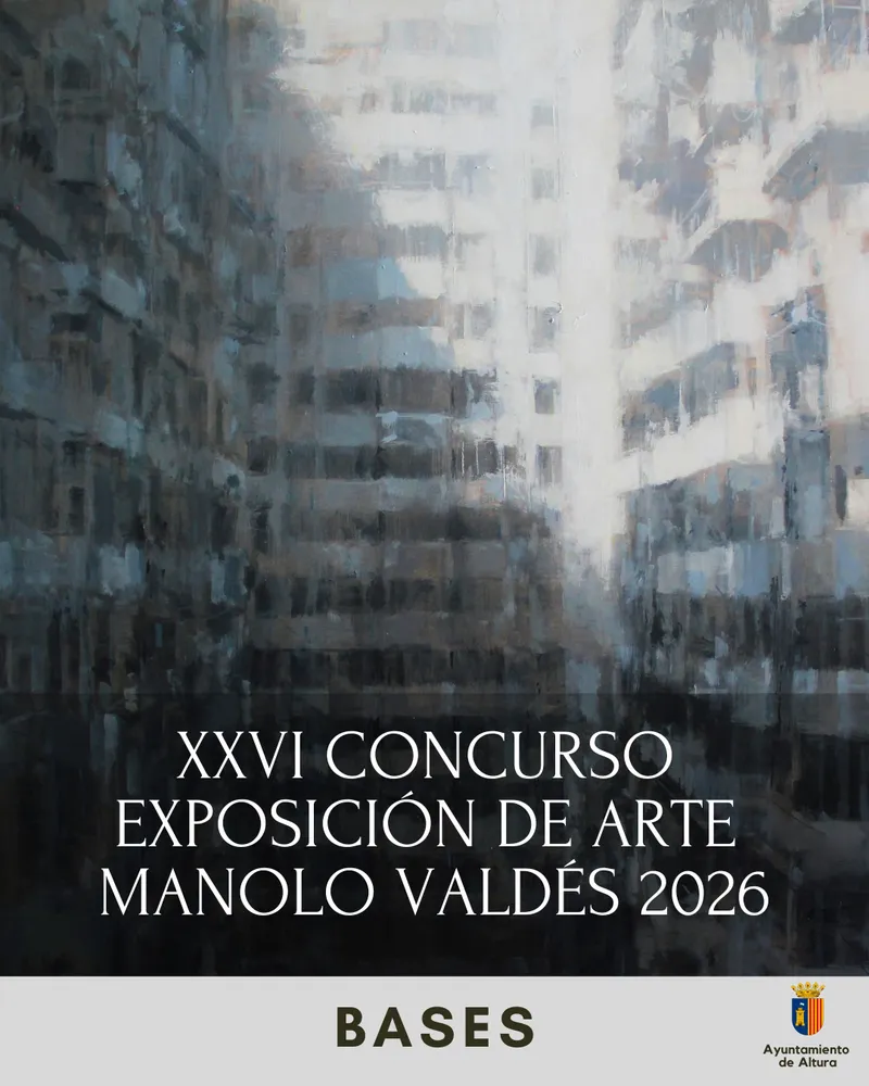 Altura abre el plazo para el XXVI Concurso de Artes Plásticas Manolo Valdés 2026
