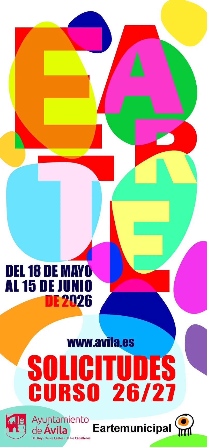 Ávila abre el plazo para solicitar plaza en la Escuela Municipal de Arte