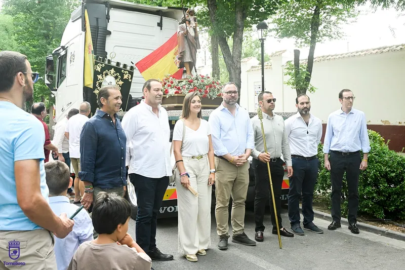 Tomelloso honra a San Cristóbal con procesión y desfile de camiones