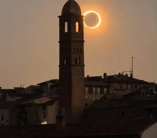 Tarazona atrae a casi 450 visitantes por el eclipse solar de agosto