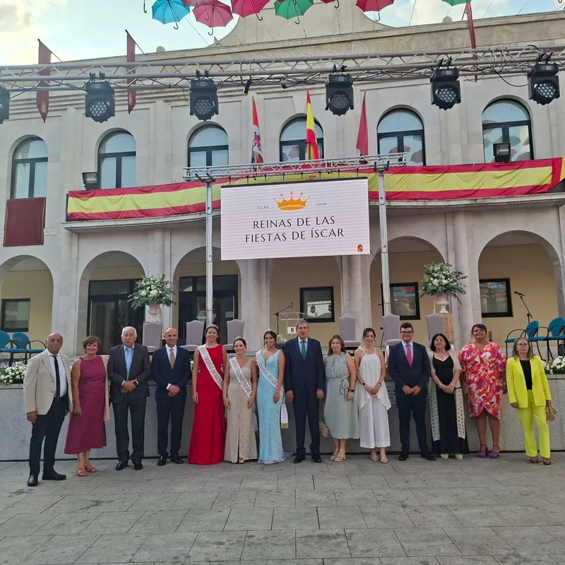 Íscar proclama a las reinas de las Fiestas 2026, anticipo de los festejos de agosto
