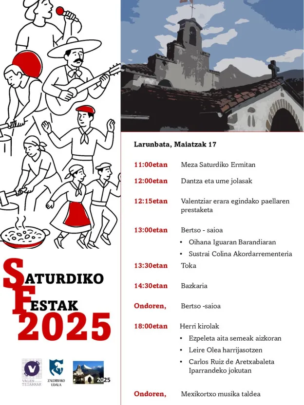 Zaldibia se prepara para sus fiestas de Saturdi con un programa renovado