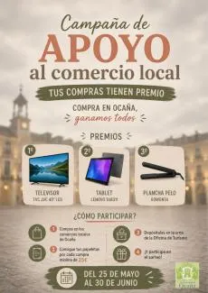 Ocaña premia las compras en el comercio local con su nueva campaña