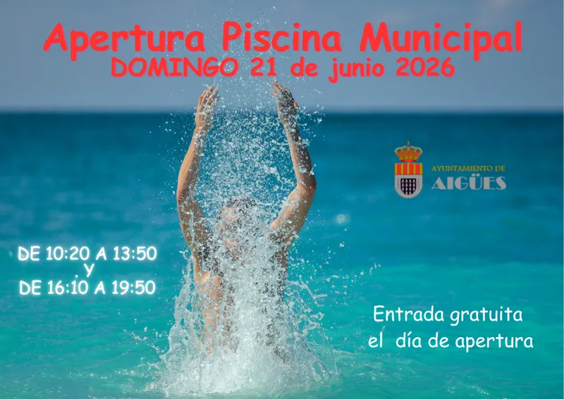 Aigües abre la venta de abonos para su piscina municipal en 2026