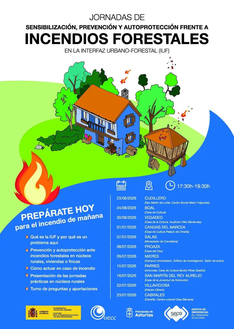 Cabrales celebra una jornada de concienciación sobre incendios forestales