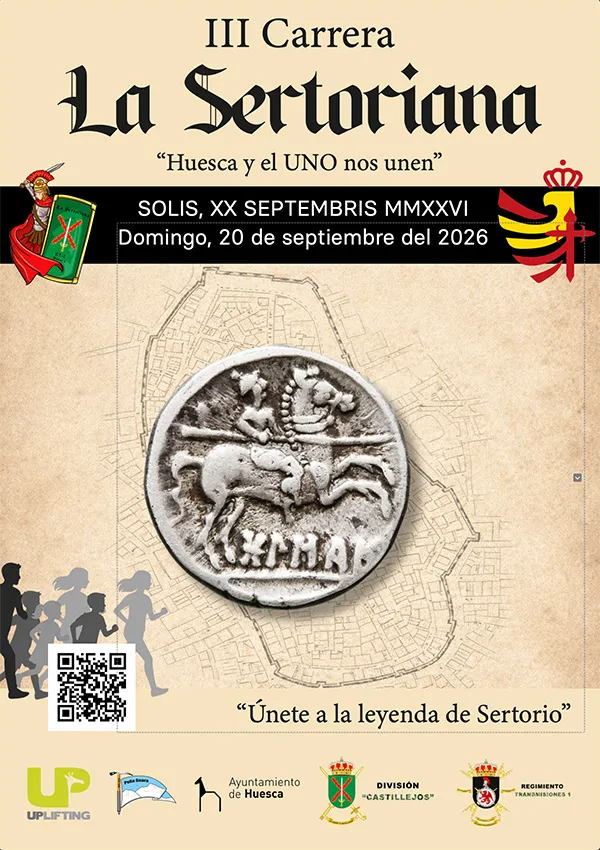 La III Carrera Sertoriana une deporte y patrimonio en Huesca el 20 de septiembre