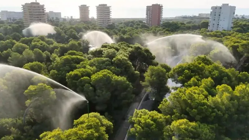 Valencia cierra accesos a La Devesa por riesgo extremo de incendio y alerta roja por calor