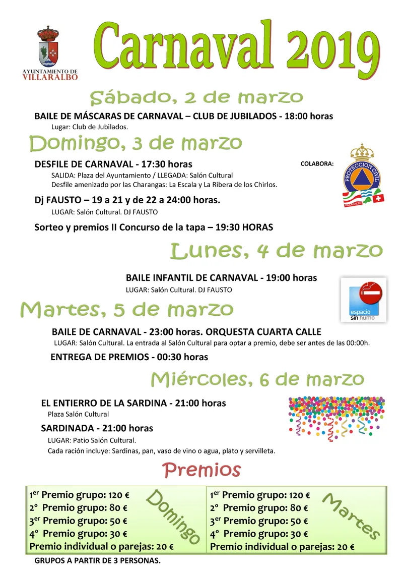 Villaralbo celebra el Carnaval 2019 con desfiles, bailes y sardinada