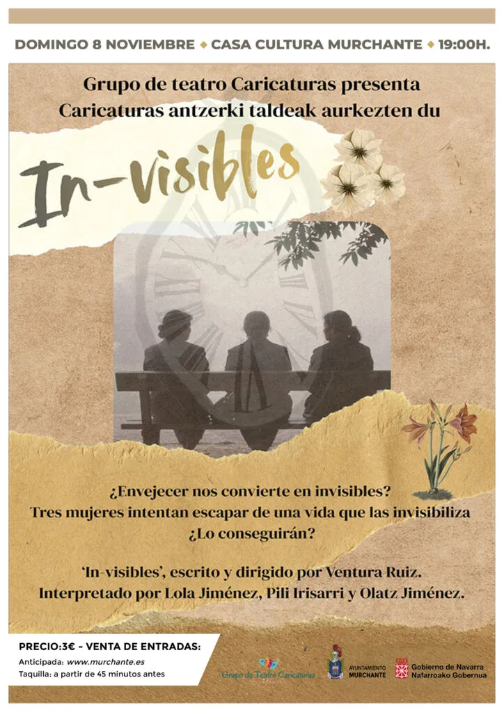 Murchante acoge la obra de teatro 'In-visibles' sobre la discriminación a las personas mayores