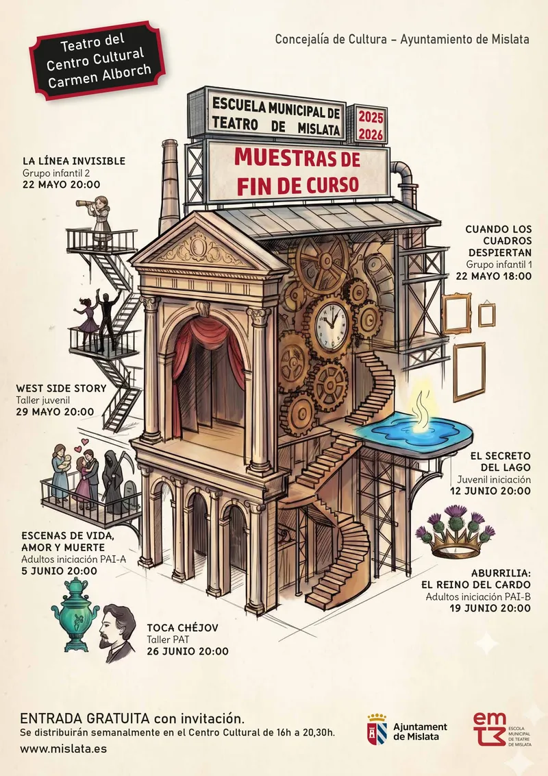 La Escuela Municipal de Teatro de Mislata presenta sus muestras de fin de curso