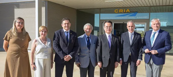 El Aeropuerto de Ciudad Real busca atraer inversiones chinas con su potencial logístico