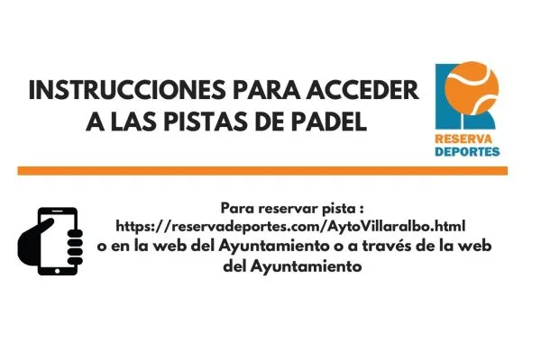 Villaralbo facilita la reserva de sus pistas de pádel online