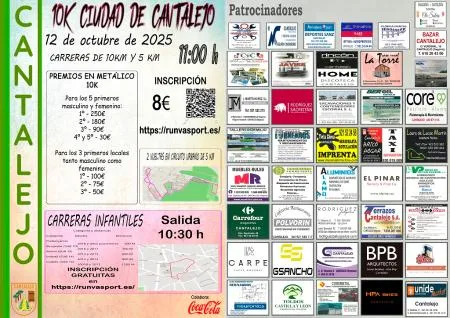 Cantalejo celebra su carrera popular 10K Ciudad de Cantalejo el 12 de octubre
