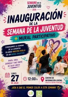 Ocaña celebra la Semana de la Juventud con un mural colectivo