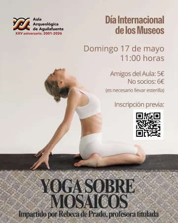 Aguilafuente acoge una jornada de Yoga sobre Mosaicos