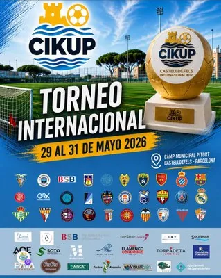 Castelldefels acoge el primer Torneo Internacional CIKUP Sub-8 con equipos de élite europeos
