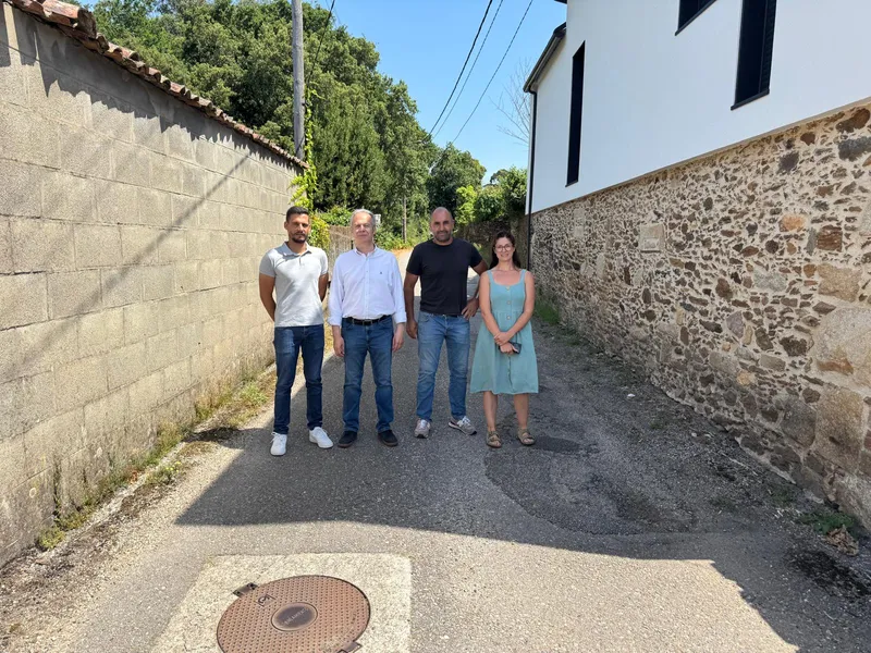 La Diputación de Pontevedra destina 200.000 euros al refuerzo de caminos en O Rosal