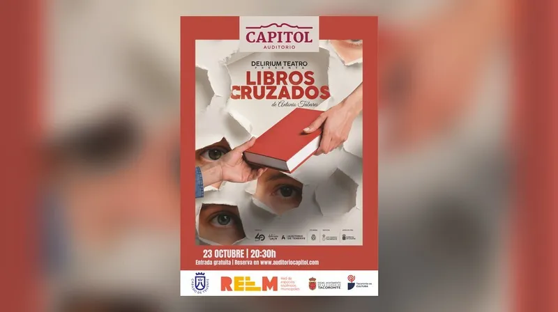 La obra 'Libros cruzados' llega al Auditorio Capitol de Tacoronte