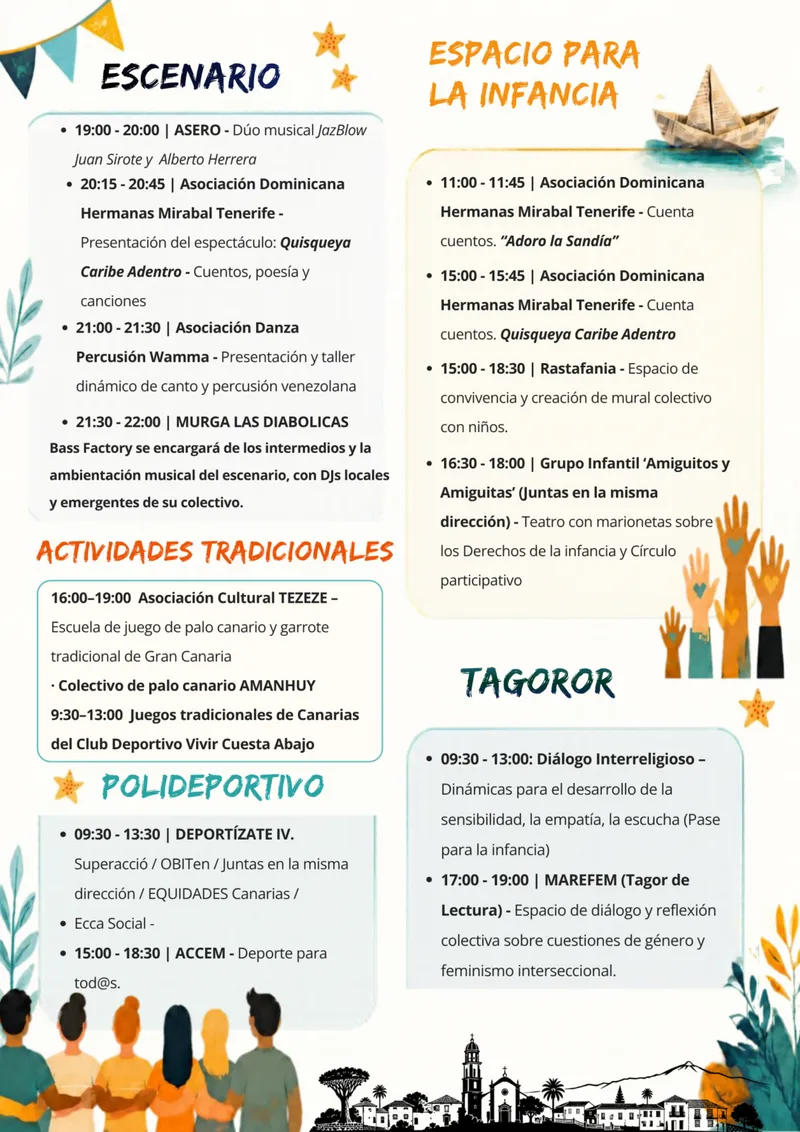 Tacoronte celebra el Festival Mareas con una jornada de convivencia familiar y diversidad