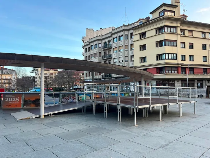 Irun habilita plataforma accesible para personas con movilidad reducida en las fiestas de San Martzial