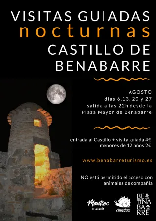 Visitas nocturnas al Castillo de Benabarre en agosto