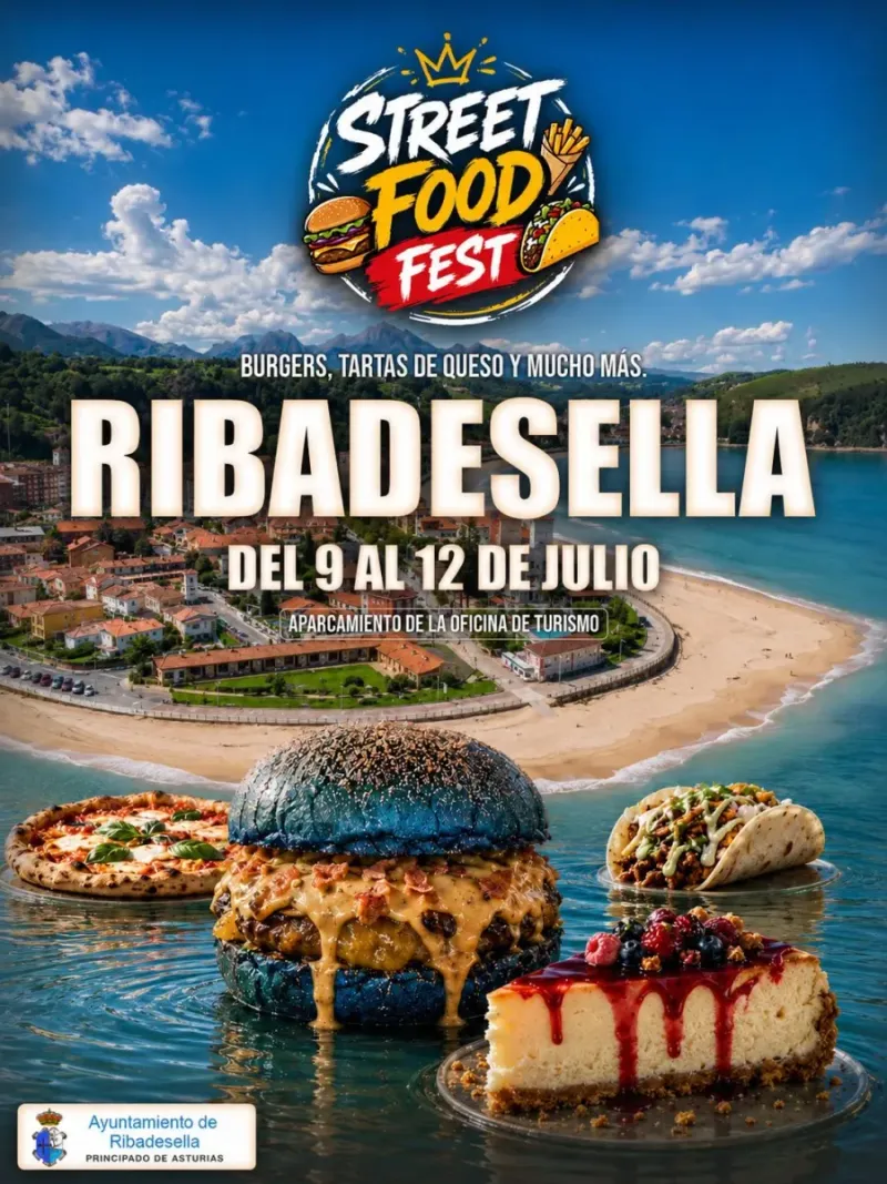 Ribadesella celebra su primer Street Food Fest con una variada oferta gastronómica